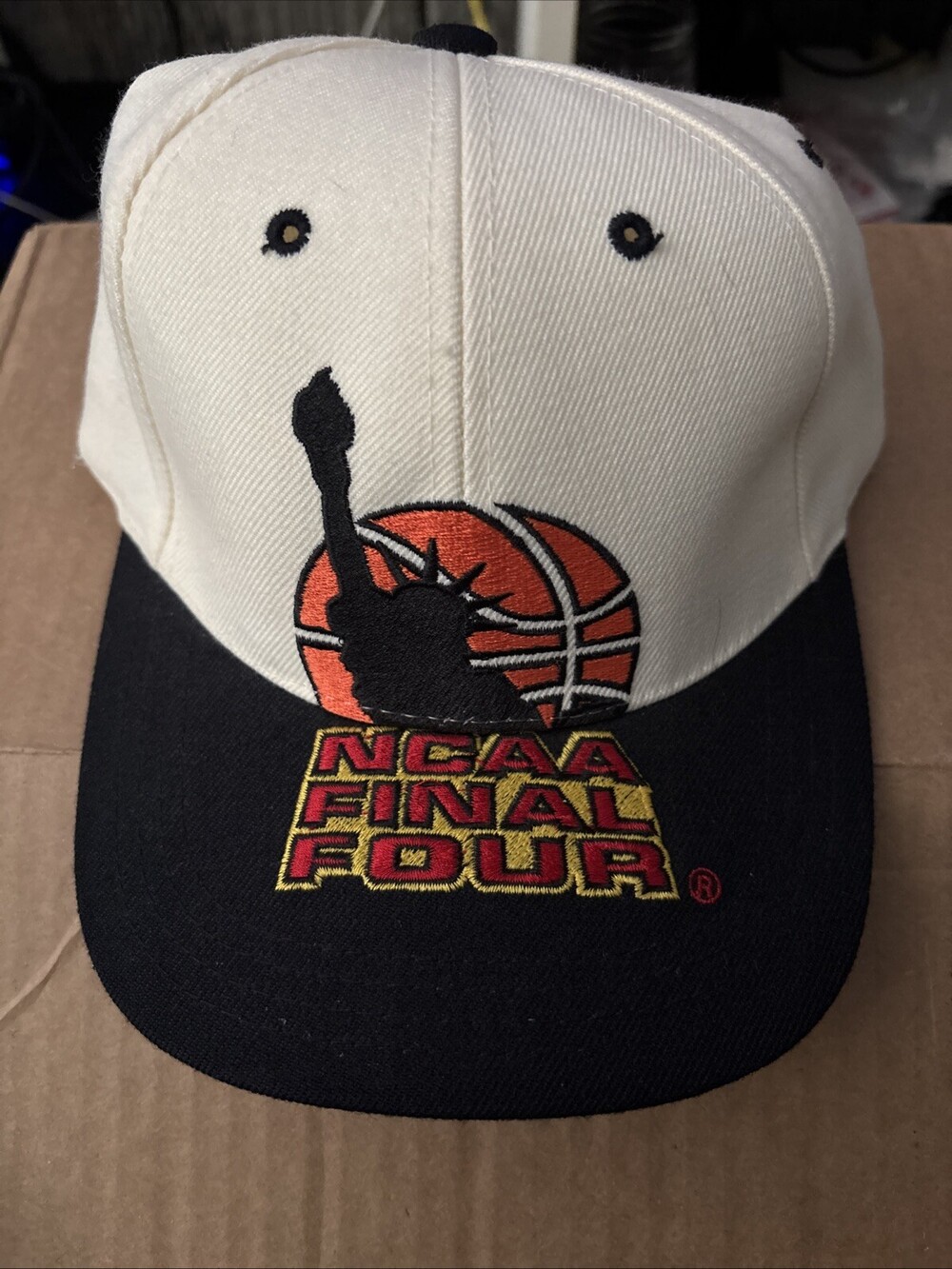 Vintage 1996 NCAA Basketball Final Four  Adjustable Strap Hat  White VERY RARE!